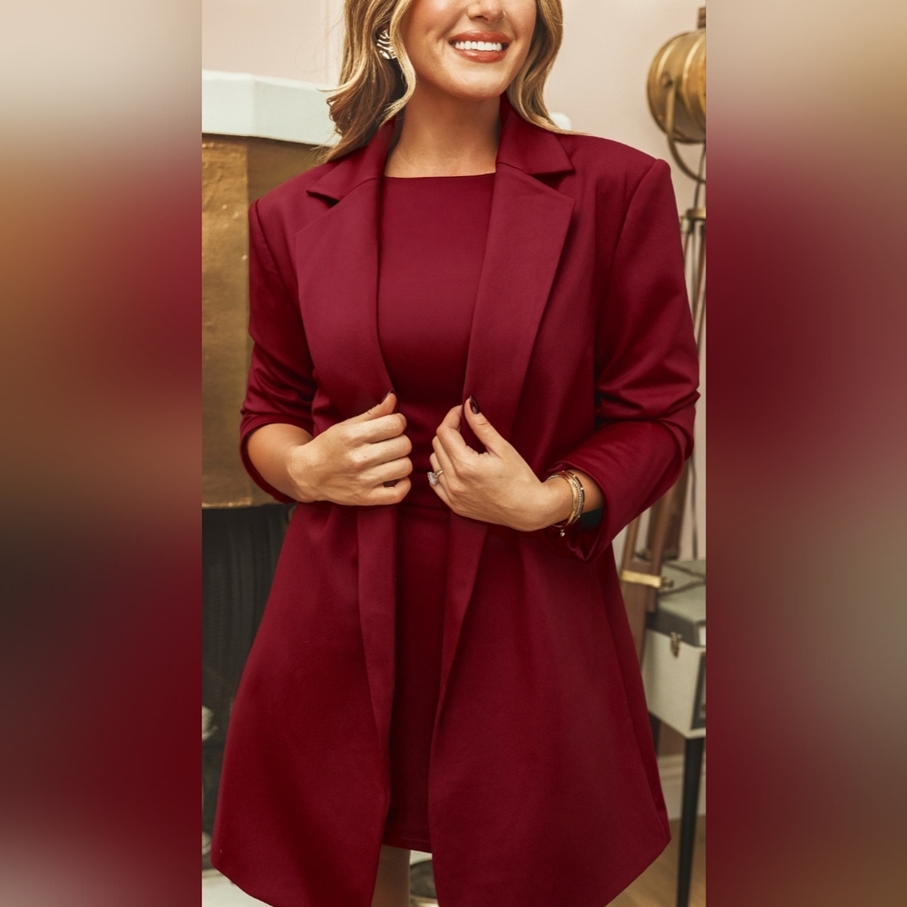 Cupshe X JOJO Blazer And Dress